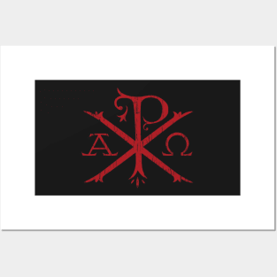 Beltschazar - Chi Rho and Alpha Omega - vintage & Summer Posters and Art